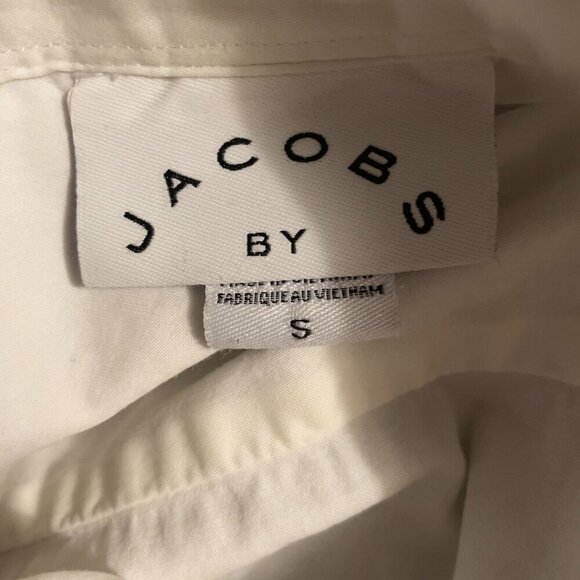 MARC by MARC JACOBS Casual Button Down Long Sleeves Collared White Shirt Sz S - Picture 6 of 6